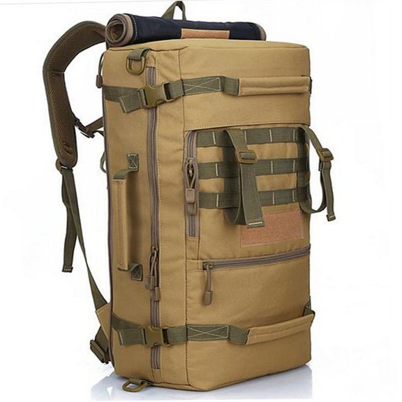 50L New Military Tactical Backpack,Khaki