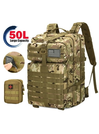  REEBOW GEAR Military Tactical Backpack Large Army 3 Day Assault  Pack Molle Bag Backpacks (Woodland Camo) : Sports & Outdoors