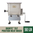 thumbnail image 1 of LEM Products BigBite 50 lb Stainless Steel Tilt Meat Mixer, 1 of 9