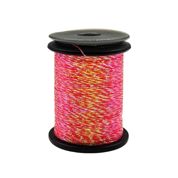 50M High-Reflective Fly Tying Tinsel, Robust Double-Strand Braided Body Thread for Micro Flies & Nymphs, Sturdy & Resilient DIY Lure Making Material in Assorted Colors