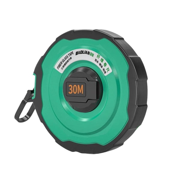 50M Measuring Tape, Long Retractable Dual Side Ruler, Fiberglass Tape for Surveyors