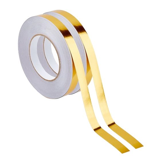 50M PET Edge Banding Adhesive Veneer Edge Trim for DIY Table Cabinet Furniture Decorative Trim Goldenrod 15mm