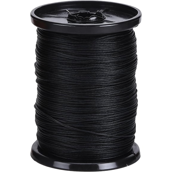 50M Strong Bonded Nylon Sewing Thread, Black Thread For Sewing, Black Upholstery Thread Heavy Duty Nylon Thread For Braided, Clothesline, Camping, Upholstery, Luggage, Canvas, Leather, Carpet
