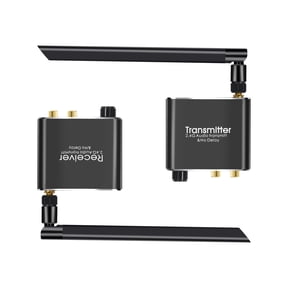 50M Wireless Audio Music Adapter RX/TX 2.4G No Delay audio transmitter and receiver With 3.5mm R/L RCA Audio LAN Audio Extender