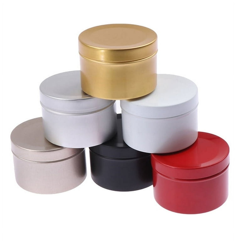 50ML Candle Jars With Lid Bulk Round Candle Container Tins Empty Storage  Box Jar