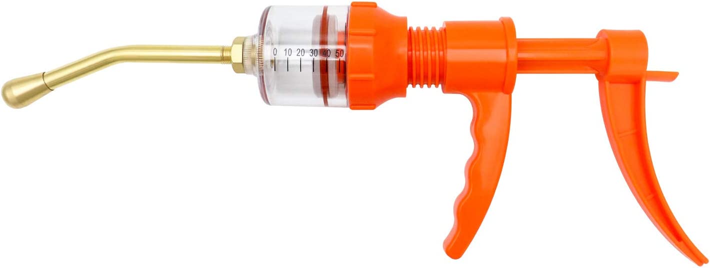50ML Syringe, Metal Head Prevents Bite Damage