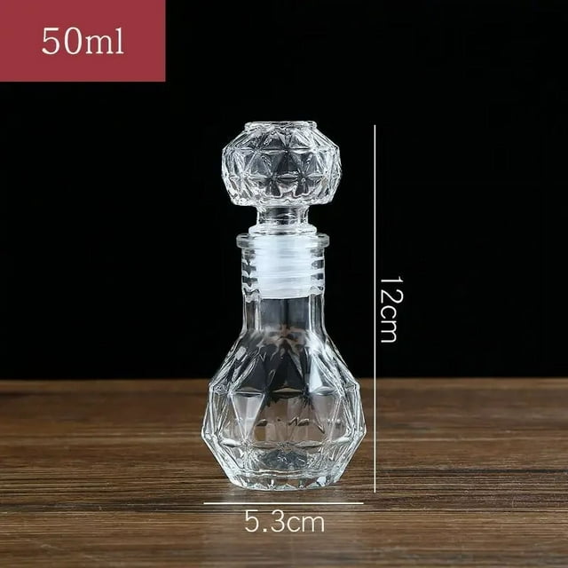 50ml Mini Style Lead-free Wine Glass Bottle Barware Whiskey Decanter 