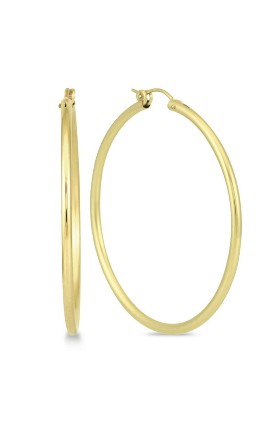 50MM Round 14K Yellow Gold Filled Hoop Earrings