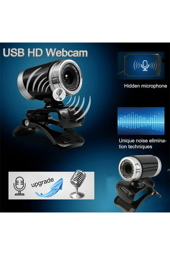 50MP Webcam, High Definition Web Camera for PC, USB Camera with Rotatable Lens, Adjustable Laptop Camera for Streaming
