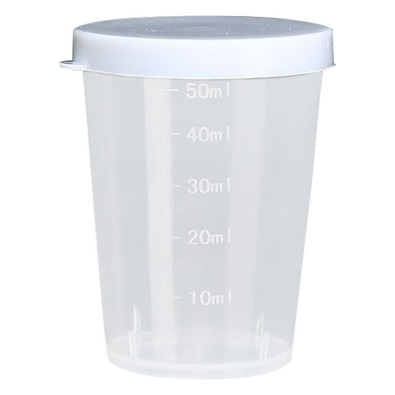50Ml/100Ml/120Ml Salad Dressing Containers,1Pcs Reusable Measuring Storage Containers With Lids ,Easy To Open Dressing ,Condiment,Sauce Dip Containers, To Go With Leak-Proof Twist Top Lids,50ML