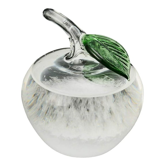 50Ml Mini Storm Bottle, Creative Apple - Shaped Weather Forecast Bottle With Crystal - Like Display, For Home Decor, Kids' Science Learning, Gift - Giving For Families And Friends