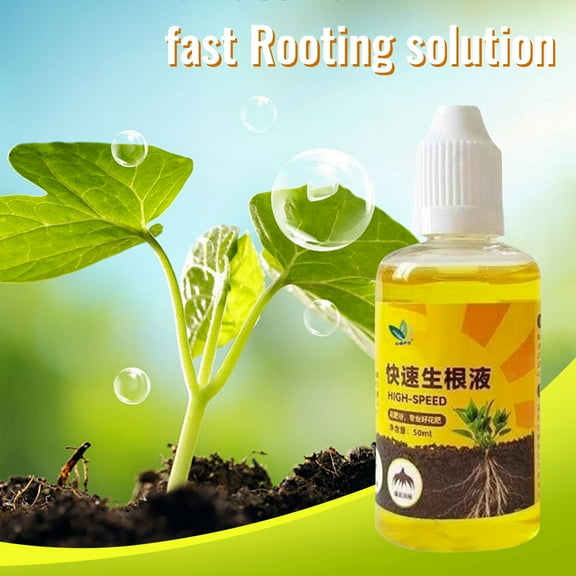 50Ml Rooting Liquid For Transplanting Flower Seedlings, Cuttings, And Succulent Nutrient, High-Efficiency Plant Growth And Recovery Promoter, Suitable For Various Indoor Outdoor