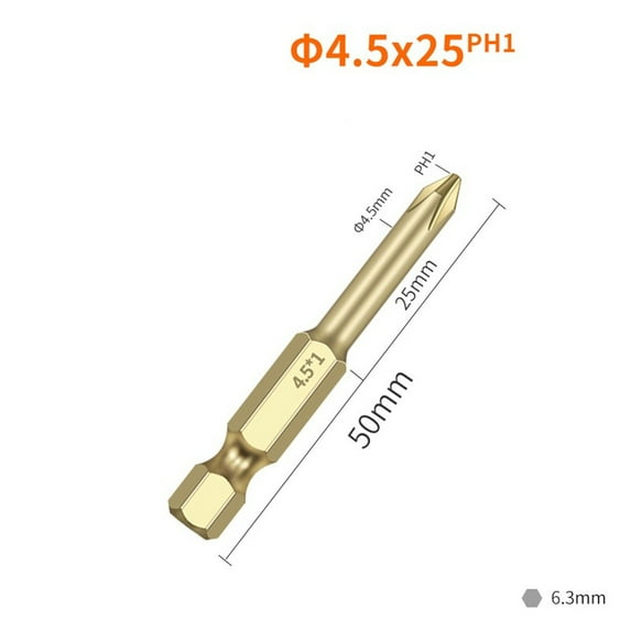 50Mm 14Inch Hex Shank Screwdriver Bit Electric Impact Drill Ph00 Ph0 Ph1 Ph2