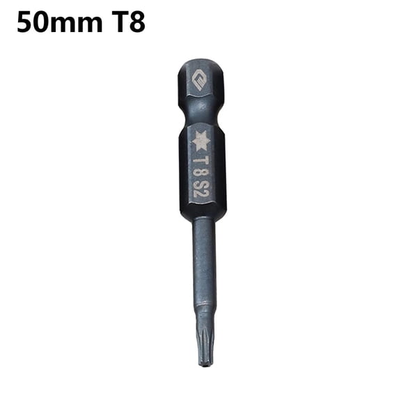 50Mm Blue Magnetic Torx Screwdriver Bits Set Electric Screwdriver T5-T40 T15