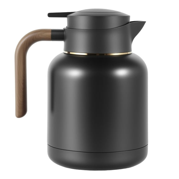 50Oz Thermal Coffee Carafe for Hot/Cold, Stainless Steel Thermos Carafes for Hot Liquids, Dustproof Insulated Hot Water Carafe for Party/Home