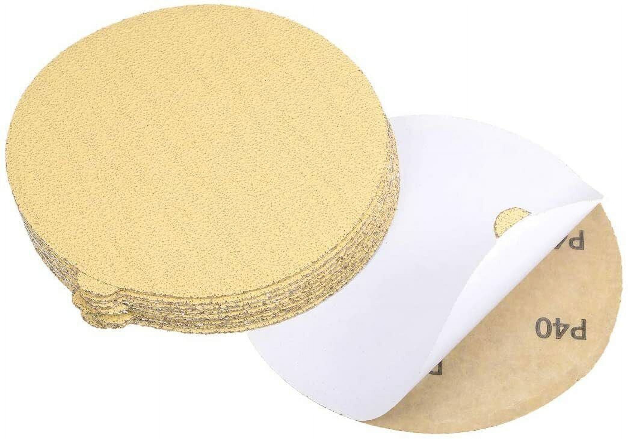 50PACK 6 inch PSA Adhesive Sanding Disc 500 Grit Sticky Back Sandpaper DA Sander Paper Walmart