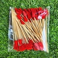 thumbnail image 1 of 50PACK Christmas Cocktail Sticks,Sandwich Cocktail Picks,Christmas Theme Stick Toothpicks,Canape Sticks,Snowflake Fruit Sticks,for Drinks Grilling Fruits Sandwiches Xmas Party Decor W1H3, 1 of 8