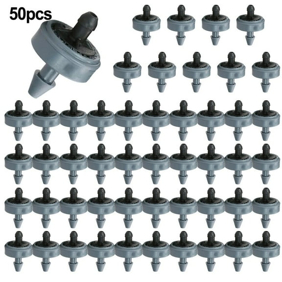 50PC Garden Drip Irrigation Emitters - Consistent Flow & Easy Setup!