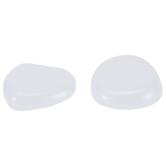 50PC Glow In The Dark Pebbles Luminous Stones Garden Walkaway Aquarium Fish Tank White Smile Home