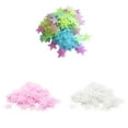 50PC Kids Bedroom Fluorescent Glow In The Dark Snowflake Wall Stickers