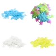 50PC Kids Bedroom Fluorescent Glow In The Dark Snowflake Wall Stickers