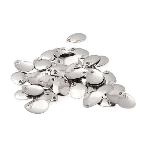 50PC/Pack Fishing Spinner Rings Blades Flattie Attractor Lure Spoon Accessories