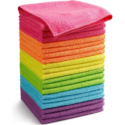 50PC Pack Microfiber Cleaning Wash Cloth Towel No-Scratch Rag Car Polishing Detailing