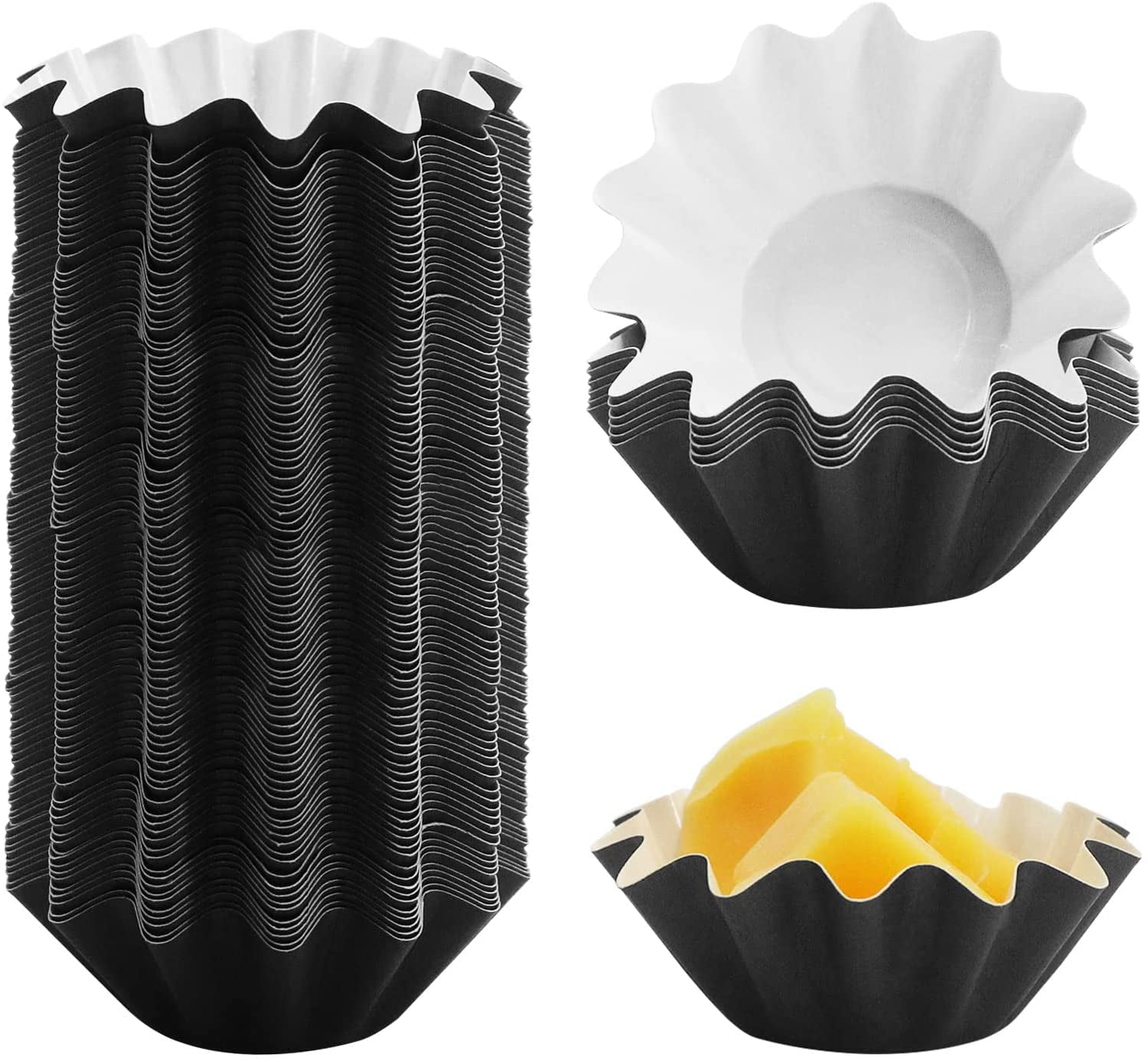 50PC Reusable Wax Melt Warmer Liners Candle Leakproof Wax Tray for