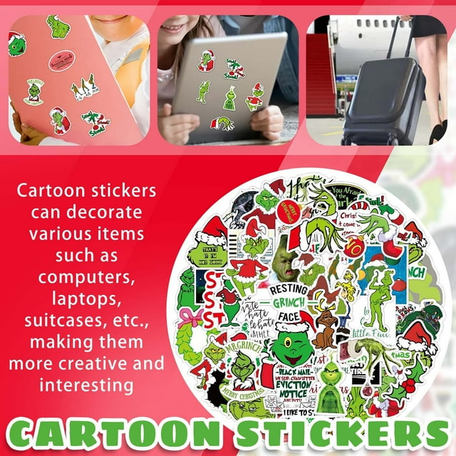 50PC Stickers Female Decal Decorate Laptop Garage Door Fridge Guitar