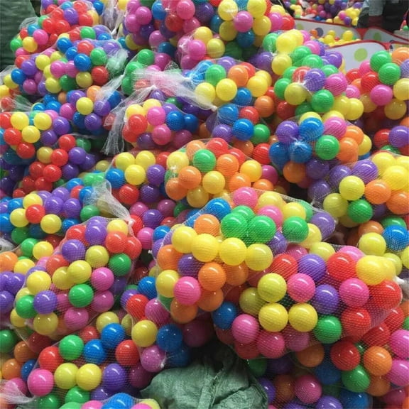 50PCKids Balls Baby Toys Ocean Balls Pit Balls,Crush Proof Plastic Toy Balls,Children's Pool Water Toys