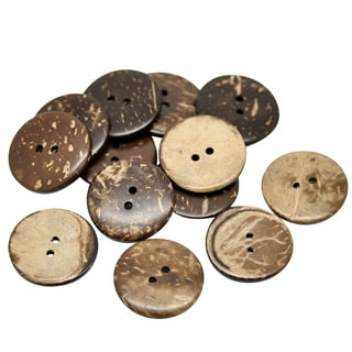 Organic Elements Beige 2 Large 2-Hole Coconut Button 