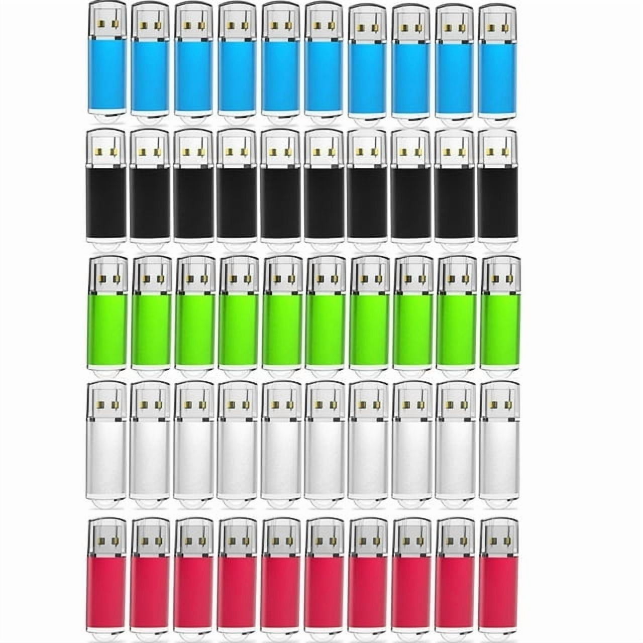 50PCS 1GB USB 2.0 thumb flash drives (1GB * 5 colors)
