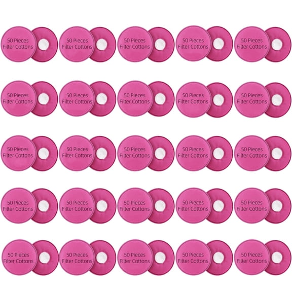 XINBTK 50 Count (25 Pack) Particulate Filter Cotton Compatible with Most Series Half Full Face Cover for Dust Welding Painting Sanding Against Lead Paint, Particle, Pollen