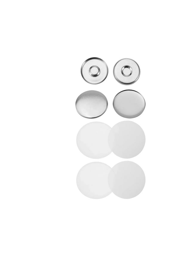 50PCS 25mm Double-Side Keychain Key Rings Making Parts for Button Maker DIY Making Keychain ,Easy to Use