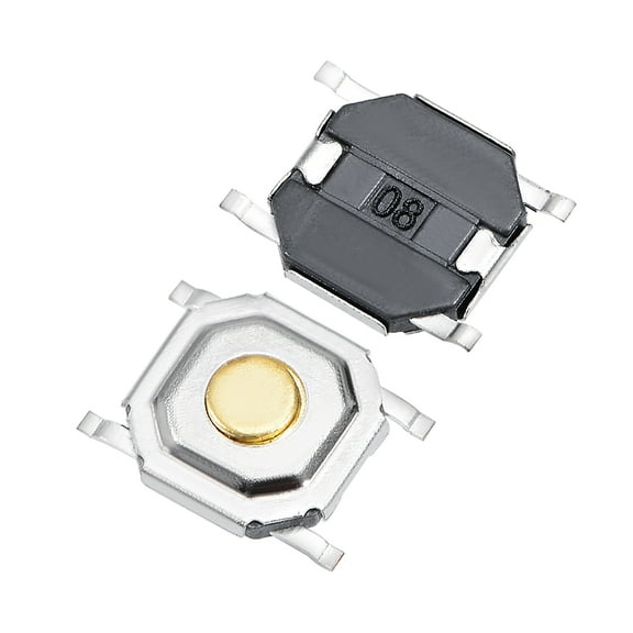 50PCS 5x5x1.5mm PCB Surface Mounted Devices SMT 4 Pins Push Button SPST Tactile Tact Switch