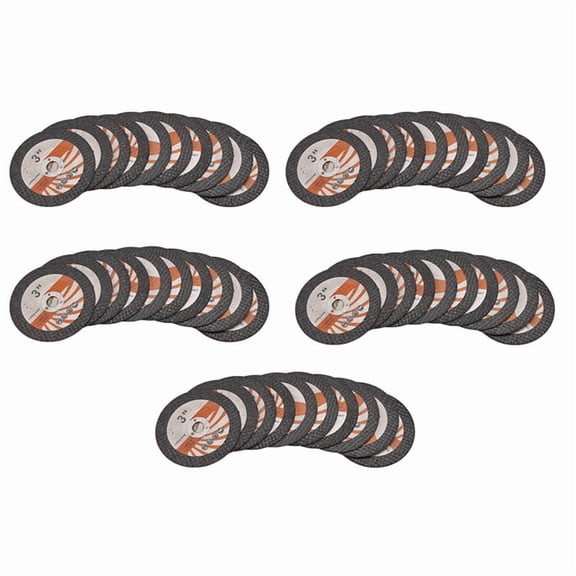 50PCS 75Mm Mini Cutting Disc Circular Resin Grinding Wheel for 10Mm Bore Angle Grinder Wood Tile Cutting Disc Power Tool