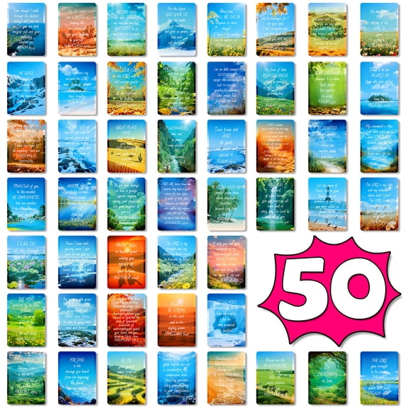50PCS Affirmation Cards, Inspirational Self Care Small Gifts for Women Teenage Girls Emotional Supprt Relaxation Stress Relief Mindfulness Card 3.5 x 2.5 Inch