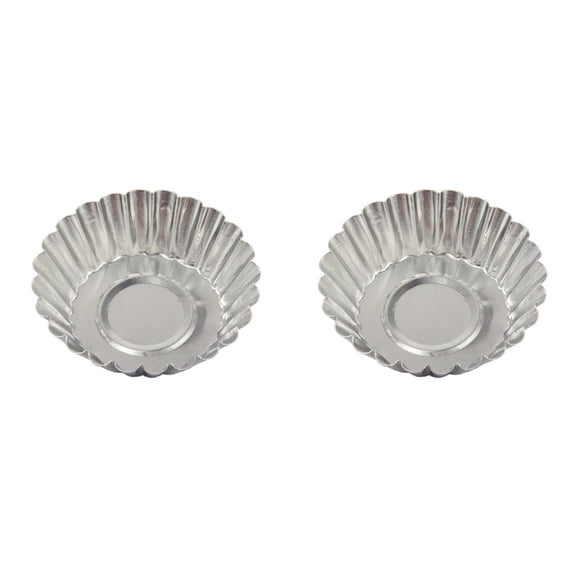 Jialinnn Stainless Steel Muffin Pan & Individual Baking Mold, 7 cm Diameter Cups (2 Count)