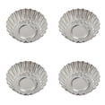 thumbnail image 1 of Jialinnn Stainless Steel Muffin Pan & Individual Baking Mold, 7 cm Diameter Cups (4 Count), 1 of 9