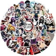 thumbnail image 1 of 50PCS Anime Demon Slayer Cartoon New Graffiti Creative Sticker Guitar Computer Waterproof Sticker, 1 of 5