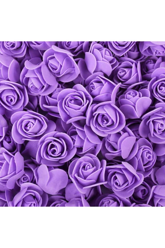 50PCS Artificial Stemless Rose Flower Heads, Blush Pink Foam Roses, Great Decoration for Wedding Bouquets Centerpieces, Perfect for Baby Showers and DIY Crafts