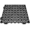 thumbnail image 1 of 50PCS 12"x12" Black Drainage Floor Tiles – Interlocking Non-Slip PVC Mats for Wet Areas, Restroom, Kitchen & Pool Deck, 1 of 11