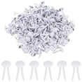 thumbnail image 1 of 50PCS Brads Paper Fasteners, Round Fasteners Brads Mini Metal Brads for Craft Art Crafting Project Brass Fasteners Handmade Project Decorative Paper Decoration DIY Supplies,White(L), 1 of 9