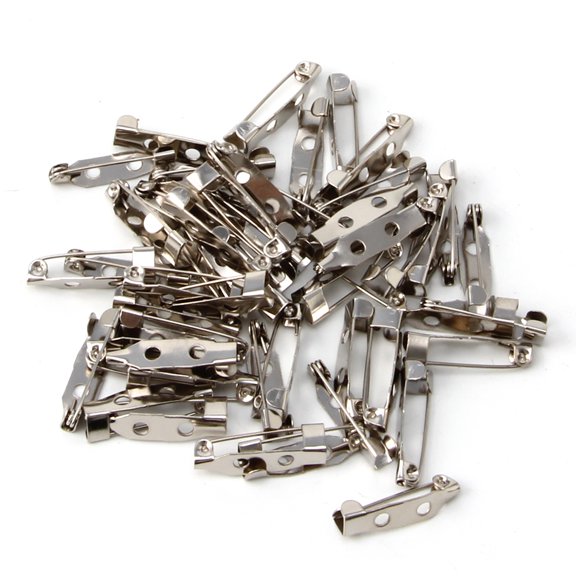 50PCS Brooch Clip Base Pins Accessories Jewelry Decorative 15 To 40mm