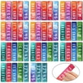 thumbnail image 1 of Neasyth 50 Pcs Anxiety Sensory Stickers Calm Strips, Adhesive Textured Fidget School Office Supplies(Letter), 1 of 6