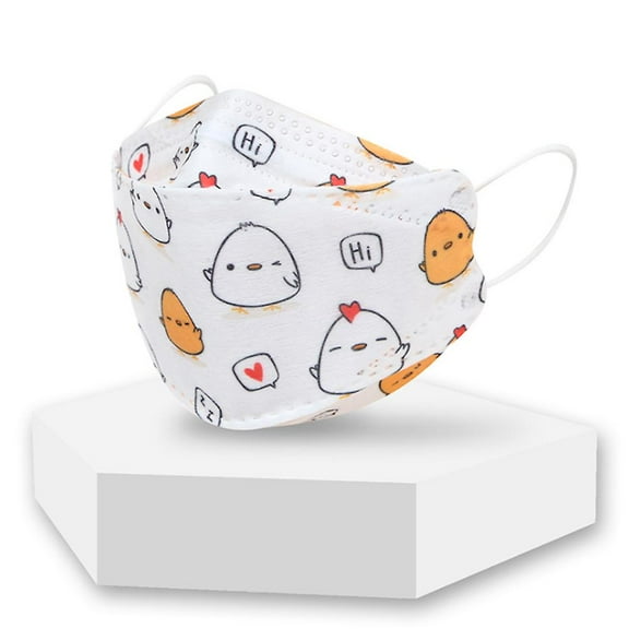 50PCS Children's KN95 Face Mask 4-Ply Facial Masks 3D Designs Kids KF94 Disposable Protective Masks