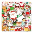 thumbnail image 1 of 50PCS Christmas Stickers Winter Snowman Sticker for Christmas Cardschristmas Holiday Sticker for Card Making Decoration DIY Scrapbooking -B, 1 of 12