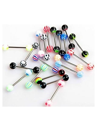 Plastic tongue rings walmart best sale