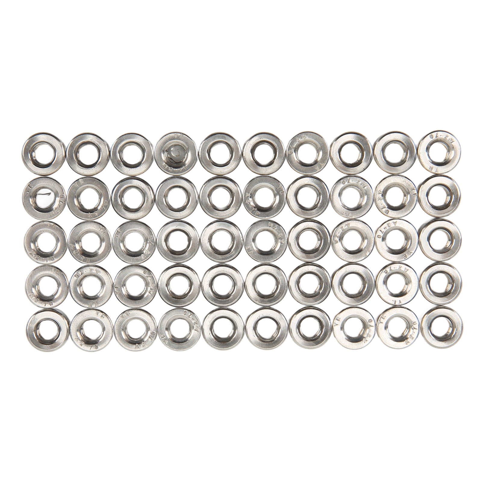50PCS Cylindrical Coupling Nut Stainless Steel M5 0.8 10 L6mm Female Thread Connector Nut Set