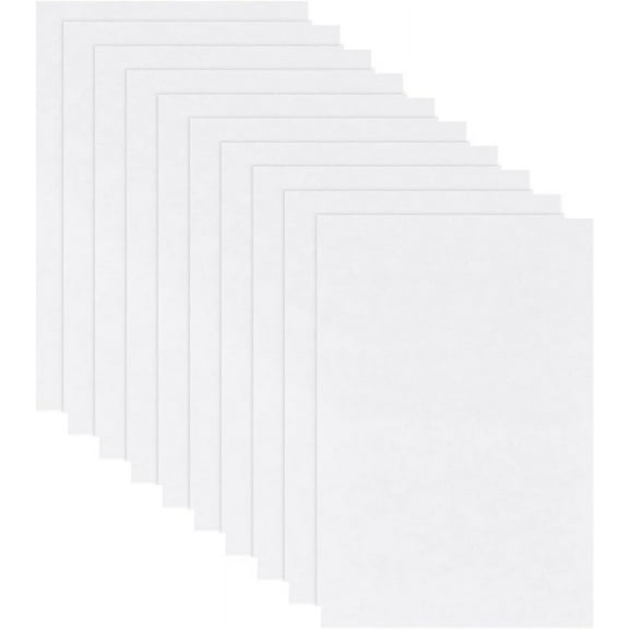 50PCS DIY Thermostability Ironing Papers Fuse Beads Pegboards Square Ironing Papers Fuse Bead Accessories for Children Puzzle Beans Toy 12x8inch